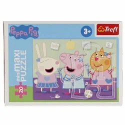 Trefl Puzzle 20 miniMaxi Beztrsoki dzień Peppy 3 - Puzzle - miniaturka - grafika 2
