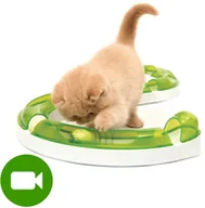 Zabawki dla kotów - Catit Senses 2.0 Super Circuit tor do zabawy 2 zapasowe podświetlane piłki - miniaturka - grafika 1