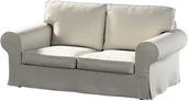 Pokrowce na meble - Dekoria Pokrowiec na sofę Ektorp 2-osobową nierozkładaną jasny szary 173 x 83 x 73 cm Ingrid 611-705-40 - miniaturka - grafika 1