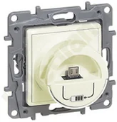 Gniazdka elektryczne - Legrand Gniazdo pojedyńcze USB NILOE 2 Krem 764696 - miniaturka - grafika 1