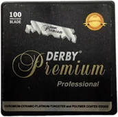 Maszynki do golenia i wkłady - Derby Premium Żyletki do Brzytwy 500 Sztuk Połówki - miniaturka - grafika 1