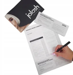 Jolash Karta Klienta Stylizacja Brwi 10 Sztuk - Pozostałe akcesoria kosmetyczne - miniaturka - grafika 2