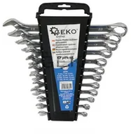 Klucze i nasadki - Geko Klucze Płasko - Oczkowe Zestaw 6-22 mm 12el - miniaturka - grafika 1