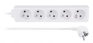 Libox Listwa zasilająca 5 gniazd biały 5m LB0084-5 - Listwy zasilające - miniaturka - grafika 2