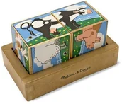 Klocki - Melissa&Doug Klocki sześcienne dźwiękowe duże farma 11196 702949 - miniaturka - grafika 1