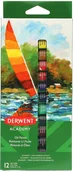 Przybory szkolne - DERWENT Farby olejne 12kol 12ml Derwent Academy 2302406 - miniaturka - grafika 1
