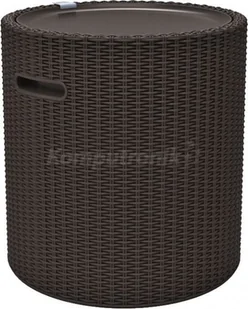 Keter Siedzisko ze schowkiem Cool Stool, brązowe, 43,3x44 cm, 39 l - Pozostałe meble ogrodowe - miniaturka - grafika 5