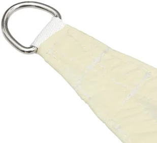 vidaXL Trójkątny żagiel ogrodowy, tkanina Oxford, 3x4x5 m, kremowy vidaXL - Parasole ogrodowe - miniaturka - grafika 5