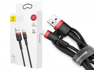 Baseus Kabel USB Kevlar USB Lightning iPhone 2.4A 1m Czerwony - Kable USB - miniaturka - grafika 7