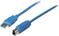 Kable komputerowe i do monitorów - Vedimedia USB 3.0 A/B Cable 1,0 m Niebieski CO 77031 - miniaturka - grafika 1