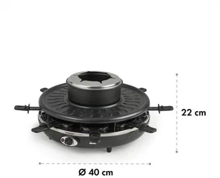 Klarstein GQ6-Fonduelette - Raclette - miniaturka - grafika 7