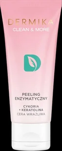 Dermika Clean & More Peeling enzymatyczny cykoria + keratolina cera wrażliwa 75ml - Peelingi i scruby do twarzy - miniaturka - grafika 2