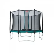 Trampoliny - Berg Trampolina ogrodowa Favorit z siatką zabezpieczającą Comfort 330 cm szara - miniaturka - grafika 1