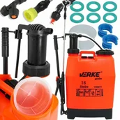 Opryskiwacze - VERKE OPRYSKIWACZ RĘCZNY SPRYSKIWACZ CIŚNIENIOWY 16L V90077 - miniaturka - grafika 1