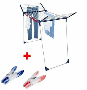 Leifheit Zestaw Suszarka Pegasus 180 81514 + Klamerki 85660 Zes000036 - Inne artykuły do sprzątania - miniaturka - grafika 2