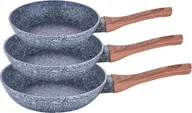 Patelnie - Berlinger Haus Patelnia Zestaw 3 patelni marmurowych 20 24 28 cm Forest Line BH/1214F BH/1214F - miniaturka - grafika 1