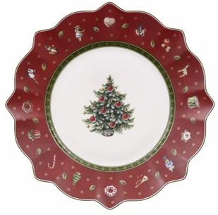 Villeroy & Boch Toy's Delight Talerz sałatkowy czerwony średnica: 24 cm 14-8585-2640 - Talerze - miniaturka - grafika 2