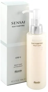 Kanebo Sensai Sensai Silky Purifying Milky Soap łagodne mydło do twarzy 150ml - Mydła - miniaturka - grafika 2