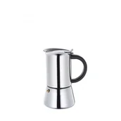 Zaparzacze i kawiarki - Cilio KAWIARKA STALOWA RIGOLETTO 4 FILIŻANKI SREBRNA INDUKCJA FREEFORM CI-342321 - miniaturka - grafika 1