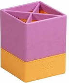 Notesy i bloczki - Rhodia 318911C pojemnik na długopisy (8 x 8 x 11 cm, praktyczny i wytrzymały, ze sztucznej skóry, elegancki, idealny do biura) 1 sztuka, liliowy 318911C - miniaturka - grafika 1