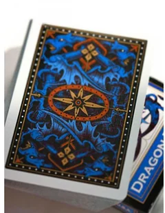 Bicycle Karty Dragon Blue Dragon Back DRAGON BLUE ACK - Gry karciane - miniaturka - grafika 3