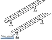 Nogi i stelaże do wanien - Ravak Stelaż uniwersalny Rosa GPX2240140 - miniaturka - grafika 1