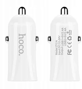 Hoco Z12 Elite Ładowarka Samochodowa 2 Usb 2,4A - Ładowarki samochodowe - miniaturka - grafika 5