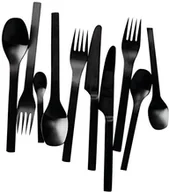 Zestawy sztućców - Bodum Barcelona zestaw sztućców 16-częściowy zestaw sztućców, ze stali nierdzewnej, czarna, 4 x 20 x 2 cm, 6 jednostek K6335-01 - miniaturka - grafika 1