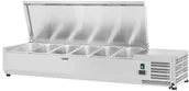 Szafy i witryny chłodnicze - Royal Catering Nadstawa chłodnicza - 6 x GN 1/3 - 140 x 39 cm RCKV-140/39-S5 RCKV-140/39-S5 - miniaturka - grafika 1