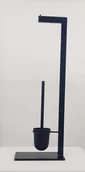 Stojaki i wieszaki na papier toaletowy - ANDEX STOJAK NA PAPIER I SZCZOTKĘ TECHNIC CZARNY 340/NG - miniaturka - grafika 1