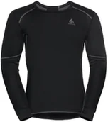 Pozostała odzież narciarska - Odlo Active X-Warm Plus Top Crew Neck L/S Men, czarny L 2021 Koszulki bazowe termiczne i narciarskie 159222-15000-L - miniaturka - grafika 1