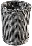 Pojemniki na sztućce - APS Koszyk, pojemnik na sztućce okrągły, antracyt | Economic 40013 - miniaturka - grafika 1