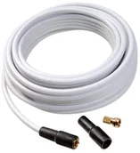 Kable - Vivanco SAT Przewód telewizyjny zestaw 10 m wtyczka w zestawie: 1 °F, biały 20m biały 10/1020 - miniaturka - grafika 1