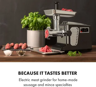Klarstein OV12-Beefmaker-blk - Maszynki do mięsa - miniaturka - grafika 2