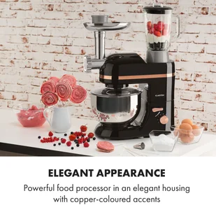 Klarstein Lucia Elegance TK2-LuciaEleg-B - Roboty kuchenne Klarstein Lucia Elegance TK2-LuciaEleg-B - Roboty kuchenne - miniaturka - grafika 2