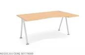 Biurka - WUTEH S.A. Biurko biurowe GEOS GE-10 (160x100) 1224 - miniaturka - grafika 1