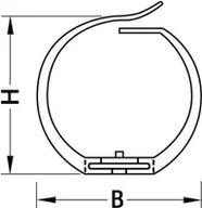 Pozostałe oświetlenie - Hager VK-Flex 40 L 2242 gr  tehalit, Blieskastel (l2242) L2242 - miniaturka - grafika 1