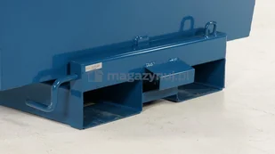 Kontener samowyładowczy, wywrotny, wym. 1235 x 840 x 750 mm (pojemność 320 l) - Wyposażenie gospodarstwa rolnego - miniaturka - grafika 4