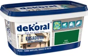 Farby zewnętrzne - Dekoral Emulsja fasadowa Polinit zielona 1 l - miniaturka - grafika 1