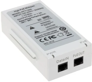 DAHUA ZASILACZ PO SKRĘTCE PFT1200 Midspan High PoE - 60 W DAHUA PFT1200 - Pozostałe akcesoria sieciowe - miniaturka - grafika 7