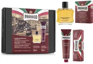 Kosmetyki do golenia - PRORASO Coarse Beard Red Zestaw Duo Krem do Golenia 150ml + Lotion po Goleniu 100ml - miniaturka - grafika 1