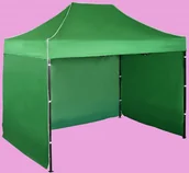 Pawilony ogrodowe - Expodom Namiot ekspresowy 2x3m - stalowy, Zielony, 3 ściany boczne - miniaturka - grafika 1