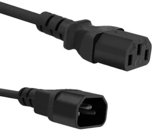 Qoltec Kabel zasilający do UPS | C13/C14 | 1,8m 53897 - Kable komputerowe i do monitorów - miniaturka - grafika 2