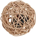 Zabawki dla kotów - Karlie wiklinowa piłka z chipem dźwiękowym 1 szt - miniaturka - grafika 1