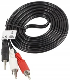 LANBERG LANBERG Kabel MiniJack 3.5 mm 2x RCA LANBERG 2 m - Kable - miniaturka - grafika 3