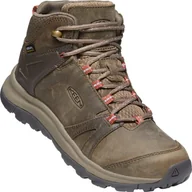 Buty trekkingowe męskie - Keen Terradora II Leather Mid WP Buty Kobiety, brindle/redwood US 6,5 EU 37 2020 Trapery turystyczne 1023728-6,5 - miniaturka - grafika 1