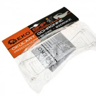 GEKO Okulary gogle ochronne przeciwodpryskowe - szerokie BHP 6306 G90023 - Odzież robocza - miniaturka - grafika 4