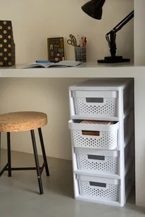 Curver REGAŁ SZAFKA INFINITY 4x11L AŻUROWY 3253924356006 - Szafki łazienkowe - miniaturka - grafika 10