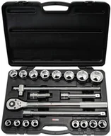 Śrubokręty - KS Tools Zestaw kluczy i nasadek z grzechotką 3/4"" 21 elementów (9110721) - miniaturka - grafika 1