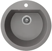 Zlewozmywaki - Laveo Zlewozmywak granitowy szary DAFNE SBD 580T - miniaturka - grafika 1